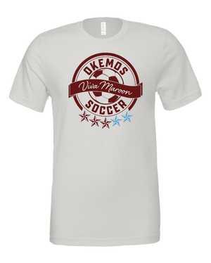 Custom Apparel - Screen Printing - Okemos Girls Soccer 2025 - Adult Unisex T-Shirt (Multiple Color Options) - Okemos Girls Soccer 2025 - 17586