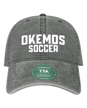 Custom Apparel - Screen Printing - Okemos Girls Soccer 2025 - Grey Dad Hat - Okemos Girls Soccer 2025 - 17586