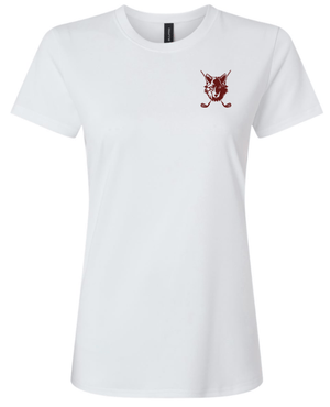 Custom Printed Apparel | Okemos Golf 2025 - Women's Performance T-Shirt White - Okemos Golf 2025 - 18296