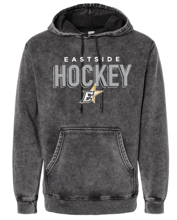 Custom Apparel - Screen Printing - Okemos Hockey / Eastside Stars - Independent Trading Co Unisex Midweight Hooded Sweatshirt - Okemos Hockey / Eastside Stars - 14945