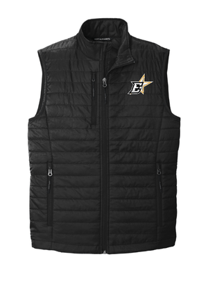 Custom Apparel - Screen Printing - Okemos Hockey / Eastside Stars - Men's Packable Puffy Vest - Okemos Hockey / Eastside Stars - 16830