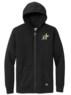 Custom Apparel - Screen Printing - Okemos Hockey / Eastside Stars - New Era Unisex Comeback Fleece Full - Zip Hoodie - Okemos Hockey / Eastside Stars - 16830