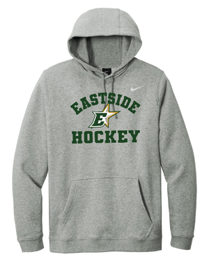 Custom Apparel - Screen Printing - Okemos Hockey / Eastside Stars - Nike Unisex Club Fleece Pullover Hoodie - Okemos Hockey / Eastside Stars - 16830