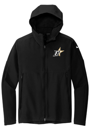 Custom Apparel - Screen Printing - Okemos Hockey / Eastside Stars - Nike Unisex Hooded Soft Shell Jacket - Okemos Hockey / Eastside Stars - 14945
