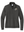 Custom Apparel - Screen Printing - Okemos Hockey / Eastside Stars - Nike Women's Fleece Sleeve Swoosh 1/2 Zip (Dark Grey / White) - Okemos Hockey / Eastside Stars - 16830