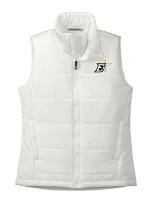 Custom Apparel - Screen Printing - Okemos Hockey / Eastside Stars - Women's Puffer Vest - Okemos Hockey / Eastside Stars - 16830