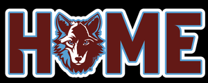 Custom Apparel - Screen Printing - Okemos Home Sticker - Sold in Pack of 50 (5" X 2") - Fabricated Customs