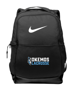 Custom Apparel - Screen Printing - Okemos Lacrosse Holiday - Nike Medium Backpack - Okemos Lacrosse Holiday - 16941