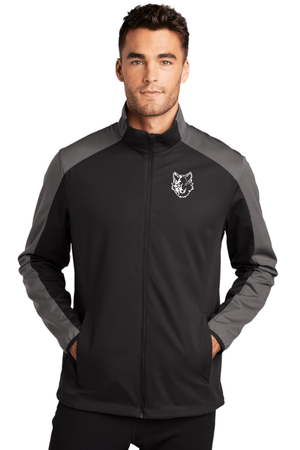 Custom Apparel - Screen Printing - Okemos Montessori - Adult Soft Shell Jacket - Jacket - Okemos Montessori - 15018