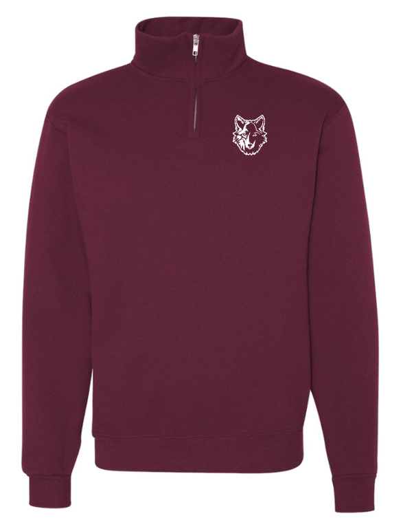 Custom Apparel - Screen Printing - Okemos Montessori - Adult Unisex 1/4 Zip Sweatshirt - 1/4 Zip - Okemos Montessori - 15018