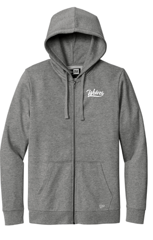 Custom Apparel - Screen Printing - Okemos Montessori - New Era Adult Zip Hoodie - Jacket - Okemos Montessori - 15018