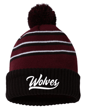 Custom Apparel - Screen Printing - Okemos Montessori - Pom Beanie - Beanie - Okemos Montessori - 15018