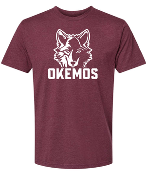 Custom Apparel - Screen Printing - Okemos Montessori - Unisex Wolf T-Shirt - T-shirt - Okemos Montessori - 14532