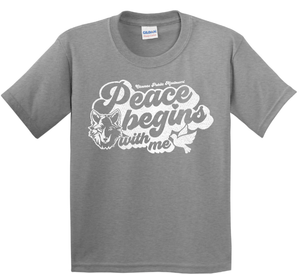 Custom Apparel - Screen Printing - Okemos Montessori - Youth 100% Cotton T-Shirt - Youth T-shirt - Okemos Montessori - 14532