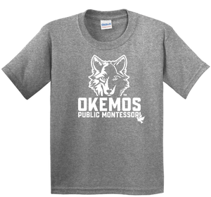 Custom Apparel - Screen Printing - Okemos Montessori - Youth Cotton T-Shirt - T-shirt - Okemos Montessori - 15018