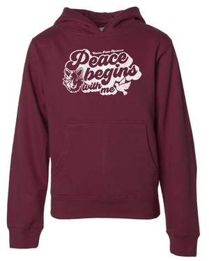 Custom Apparel - Screen Printing - Okemos Montessori - Youth Hooded Sweatshirt - Youth Hoodie - Okemos Montessori - 14532