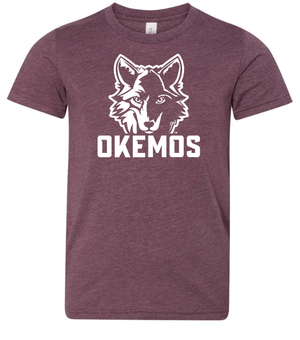 Custom Apparel - Screen Printing - Okemos Montessori - Youth Wolf T-Shirt - Youth T-shirt - Okemos Montessori - 14532