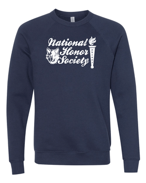Custom Apparel - Screen Printing - Okemos NHS - Sponge Fleece Crewneck Sweatshirt - Okemos National Honor Society - 15677