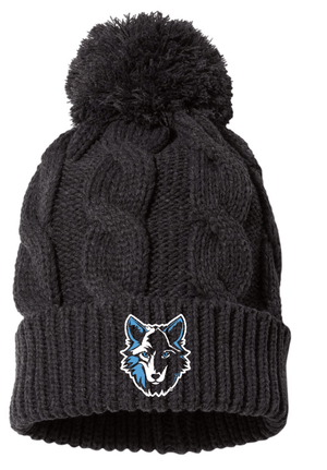 Custom Apparel - Screen Printing - Okemos Operations - Pom Pom Beanie - Okemos Operations - 16098