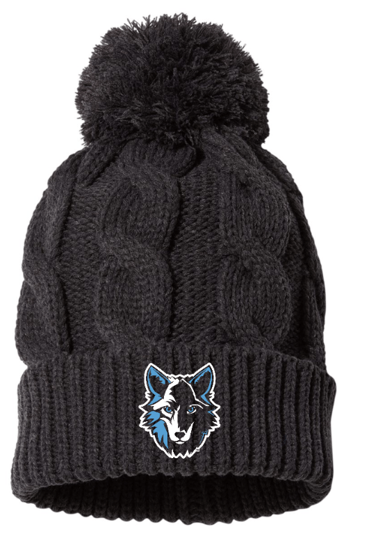 Custom Apparel - Screen Printing - Okemos Operations - Pom Pom Beanie - Okemos Operations - 16098
