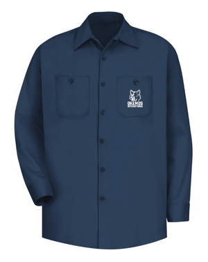 Custom Apparel - Screen Printing - Okemos Operations Uniforms - Embroidered Unisex Long Sleeve Uniform Shirt - Okemos Operations Uniforms 2024 - 15856
