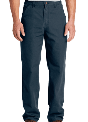 Custom Apparel - Screen Printing - Okemos Operations Uniforms - Men's Carhartt Washed - Duck Pants ~ Black / Carhartt Brown / Midnight ~ - Okemos Operations Uniforms - 16972