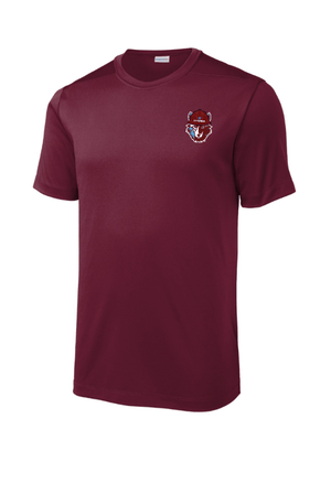 Custom Apparel - Screen Printing - Okemos Operations Uniforms - Sort Tek UV Pro Tee ~Dark Grey / Black / Cardinal ~ - Okemos Operations Uniforms - 16972