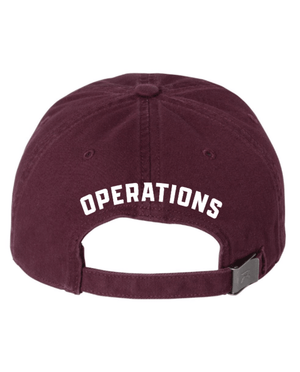 Custom Apparel - Screen Printing - Okemos Operations Uniforms - Washed Dad Hat - Okemos Operations Uniforms - 16972