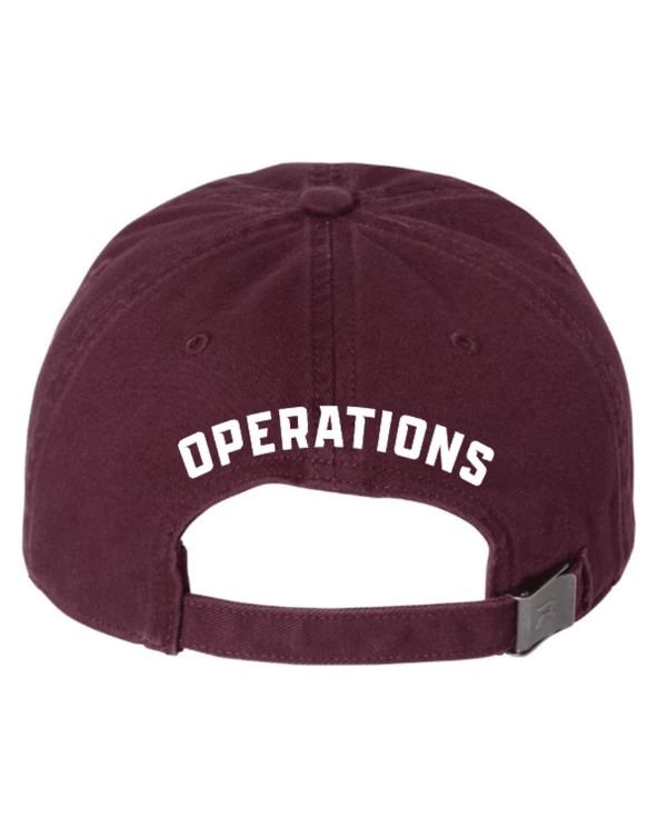 Custom Apparel - Screen Printing - Okemos Operations Uniforms - Washed Dad Hat - Okemos Operations Uniforms - 16972