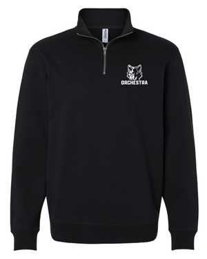 Custom Printed Apparel | Okemos Orchestra 2025 - Adult Unisex Quarter - Zip "Badge Design" (MULTIPLE COLOR OPTIONS) - Okemos Orchesta W25 - 18692