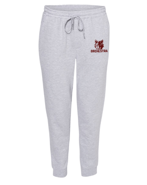 Custom Apparel - Screen Printing - Okemos Orchestra 24/25 - Midweight Fleece Pants ~ Black / Grey ~ - Okemos Orchestra 24/25 - 16968