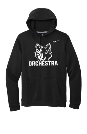 Custom Apparel - Screen Printing - Okemos Orchestra 24/25 - Nike Club Fleece Pullover Hoodie ~ Maroon / Black / Dark Grey / Navy ~ - Okemos Orchestra 24/25 - 16968