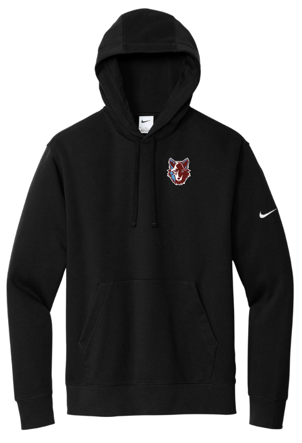 Custom Apparel - Screen Printing - Okemos Public Montessori - Adult Nike Fleece Sleeve Swoosh Pullover Hoodie - OPM Spiritwear 2024 - 16149