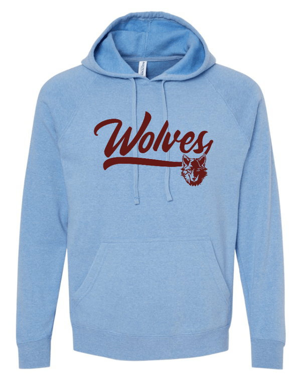 Custom Apparel - Screen Printing - Okemos Public Montessori - Adult Raglan Hooded Sweatshirt - OPM Spiritwear 2024 - 16149