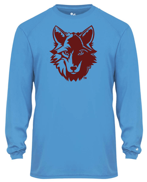 Custom Printed Apparel | Okemos Red Cedar Basketball - Youth Columbia Blue Performance Long Sleeve (PERSONALIZATION OPTIONAL) - Okemos Red Cedaer 25 - 18779