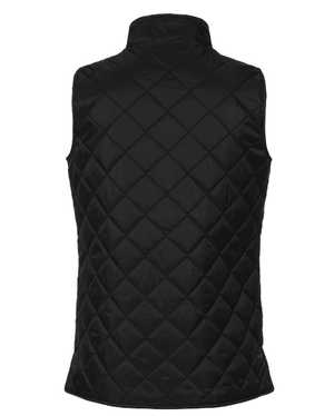 Custom Apparel - Screen Printing - Okemos Ski Apparel - Women's Vintage Diamond Quilted Vest - Okemos Ski Apparel - 16789