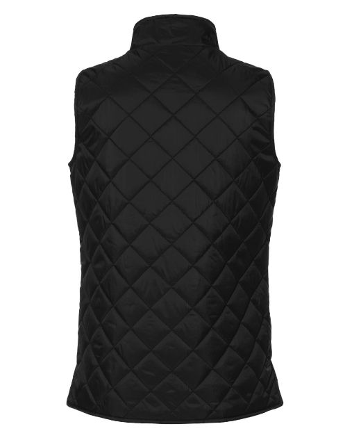 Custom Apparel - Screen Printing - Okemos Ski Apparel - Women's Vintage Diamond Quilted Vest - Okemos Ski Apparel - 16789