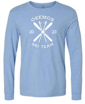 Custom Apparel - Screen Printing - Okemos Ski Team - Adult Unisex Long Sleeve T-Shirt - Okemos Ski Team - 14940
