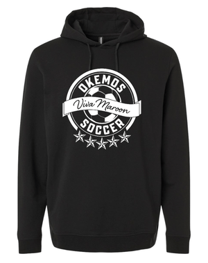 Custom Printed Apparel | Okemos Soccer | Independent Trading Unisex Perform Hooded Sweatshirt - Okemos Soccer - 18214
