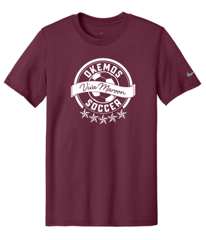 Custom Printed Apparel | Okemos Soccer | Nike Swoosh Sleeve rLegend Tee - Hoodie - Okemos Soccer - 18214