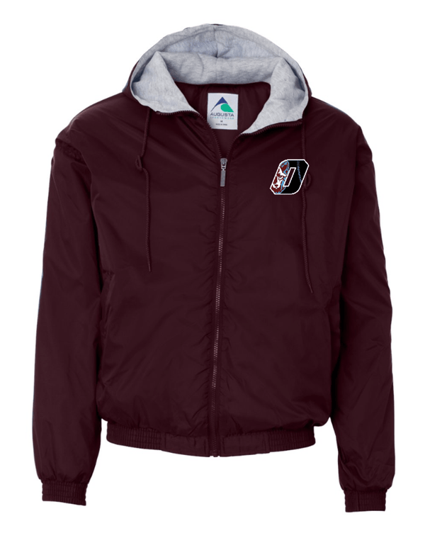 Custom Apparel - Screen Printing - Okemos Softball 2024 - Adult Unisex Fleece Lined Hooded Jacket - Okemos Softball 2024 - 15519