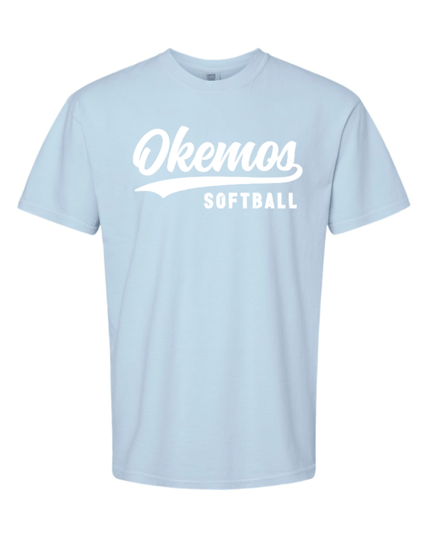 Custom Apparel - Screen Printing - Okemos Softball 2024 - Adult Unisex Heavyweight T-Shirt - Okemos Softball 2024 - 15519