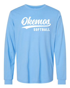 Custom Apparel - Screen Printing - Okemos Softball 2024 - Adult Unisex Long Sleeve T-Shirt - Okemos Softball 2024 - 15519