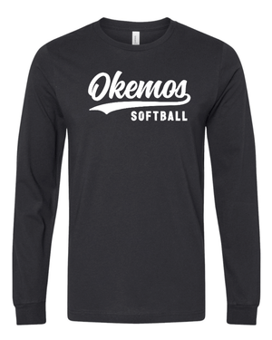 Custom Apparel - Screen Printing - Okemos Softball 2024 - Adult Unisex Long Sleeve T-Shirt - Okemos Softball 2024 - 15519
