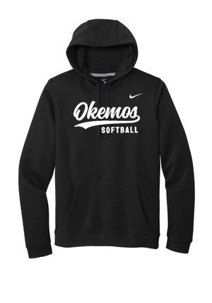 Custom Apparel - Screen Printing - Okemos Softball 2024 - Adult Unisex Nike Hoodie - Okemos Softball 2024 - 15519