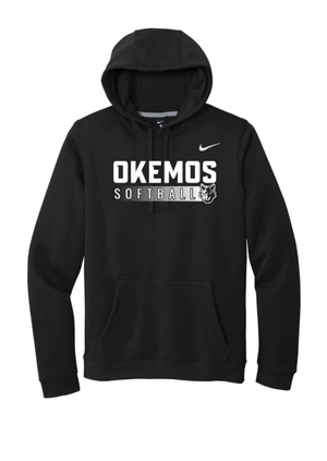 Custom Apparel - Screen Printing - Okemos Softball 2024 - Adult Unisex Nike Hoodie - Okemos Softball 2024 - 15519