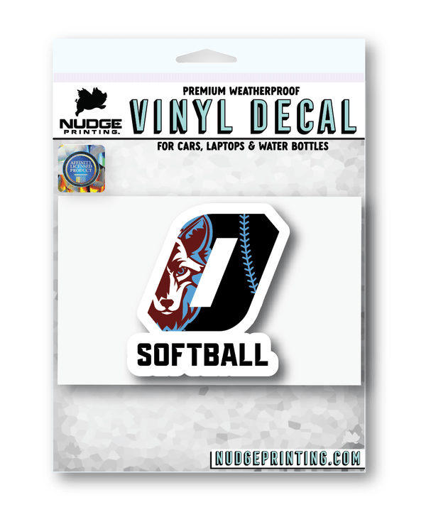 Custom Apparel - Screen Printing - Okemos Softball 2024 - Car Decal - Okemos Softball 2024 - 15519
