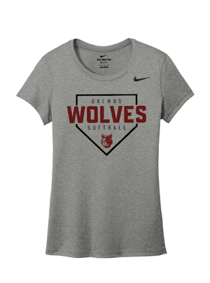 Custom Apparel - Screen Printing - Okemos Softball 2025 - Nike Women's Team Legend Tee **Personalization Optional** - Okemos Softball 2025 - 17368