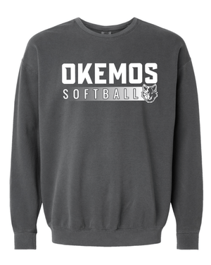 Custom Apparel - Screen Printing - Okemos Softball 2025 - Unisex Crewneck **Personalization Optional** - Okemos Softball 2025 - 17368