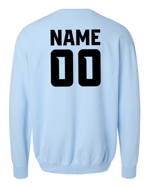 Custom Apparel - Screen Printing - Okemos Softball 2025 - Unisex Crewneck **Personalization Optional** (Wolves Design) - Okemos Softball 2025 - 17368